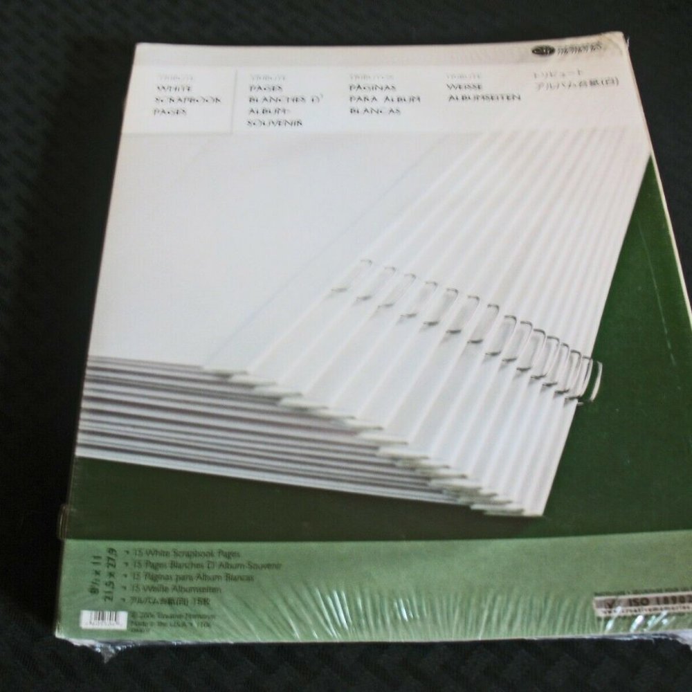 Creative Memories White 8 &1/2 x 11 White pages 15